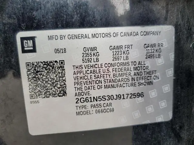 2018 CADILLAC XTS LUXURY  