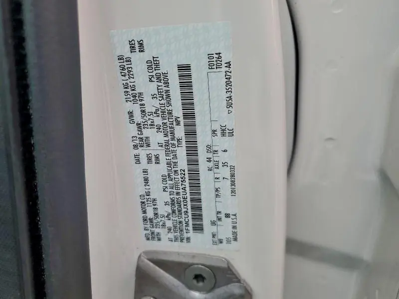2014 FORD ESCAPE TITANIUM  