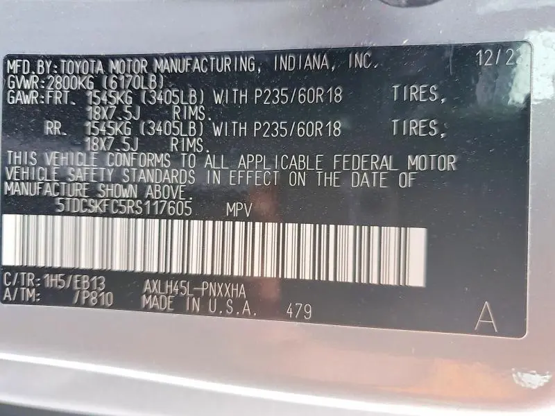 2024 TOYOTA SIENNA WOODLAND EDITION  