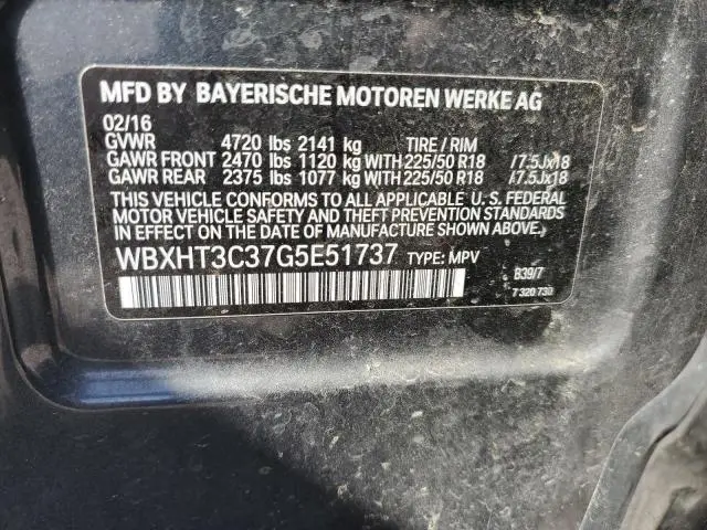 2016 BMW X1 XDRIVE28I