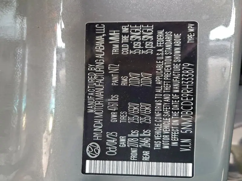 2024 HYUNDAI TUCSON SEL  