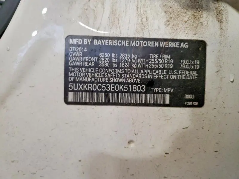 2014 BMW X5 XDRIVE35I  