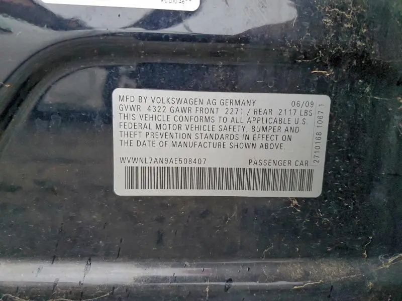 2010 VOLKSWAGEN CC SPORT  