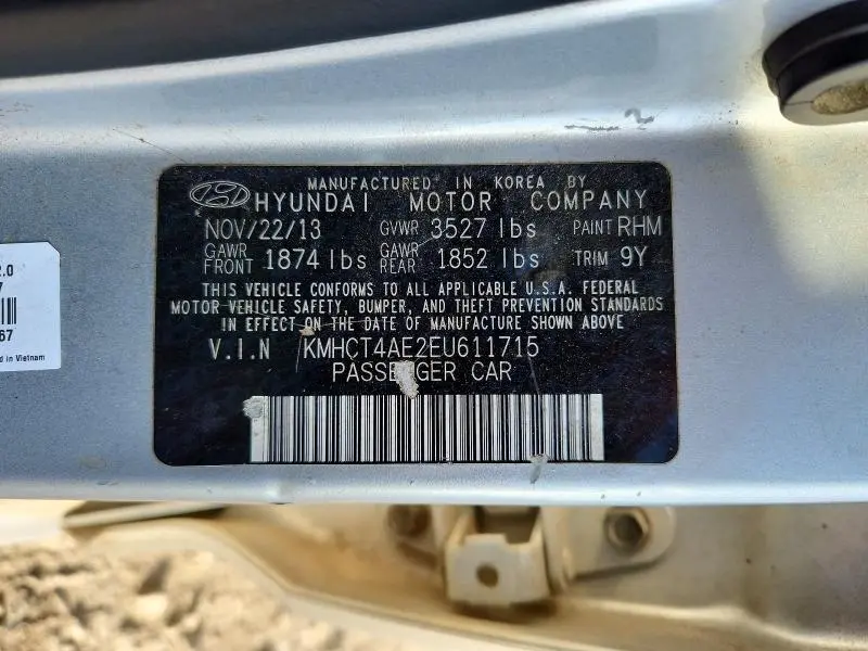 2014 HYUNDAI ACCENT GLS  
