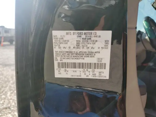 2012 FORD ESCAPE XLS  