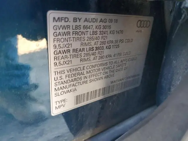 2019 AUDI Q7 PRESTIGE  