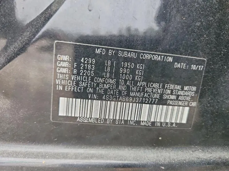 2018 SUBARU IMPREZA PREMIUM  