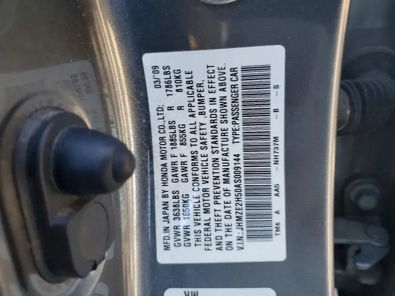 2010 HONDA INSIGHT LX  