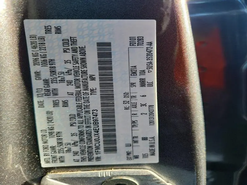 2014 FORD ESCAPE TITANIUM  