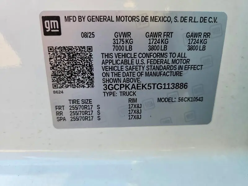 2026 CHEVROLET SILVERADO K1500  