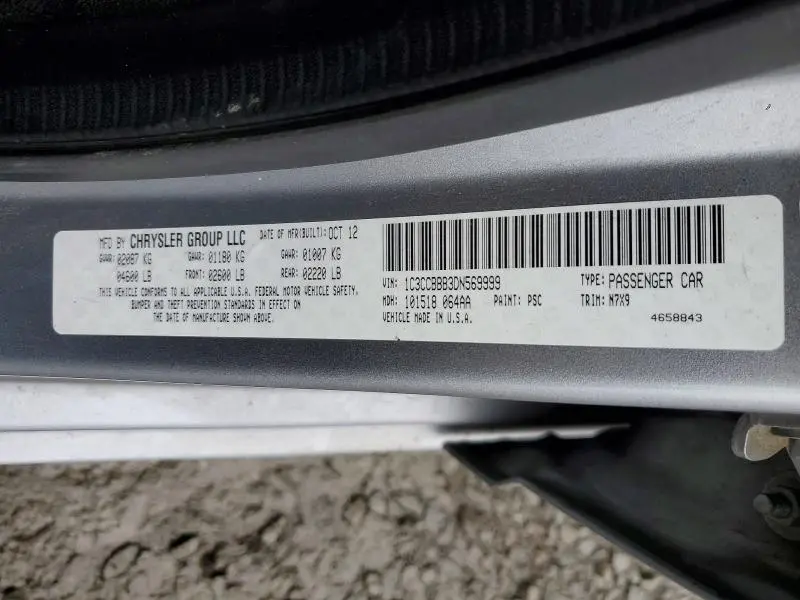 2013 CHRYSLER 200 TOURING  