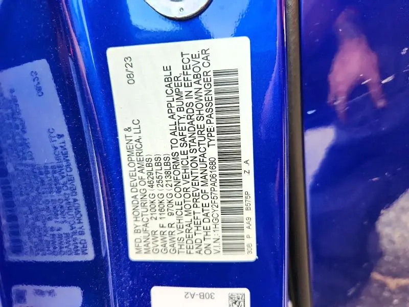 2023 HONDA ACCORD HYBRID SPORT  