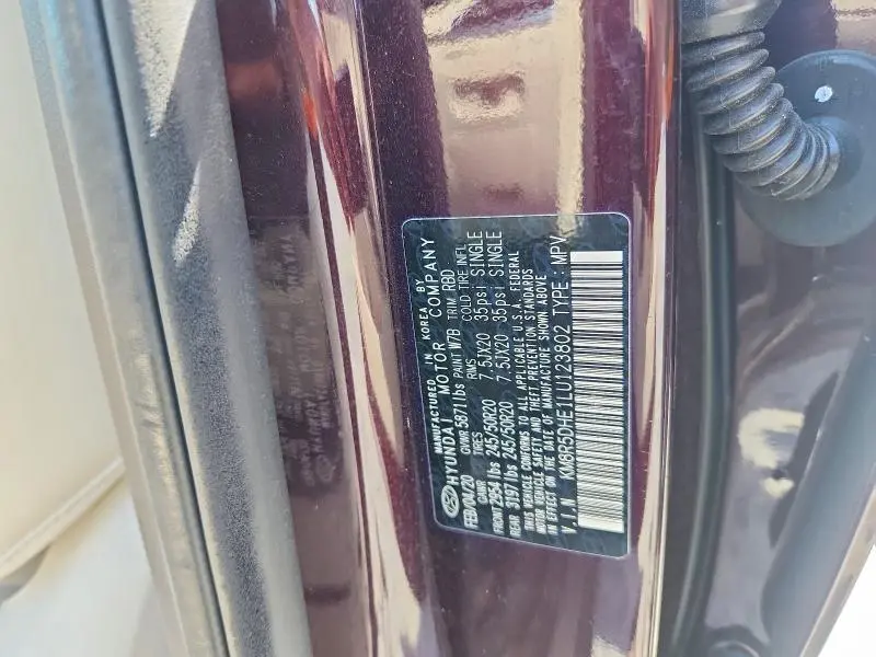 2020 HYUNDAI PALISADE LIMITED  