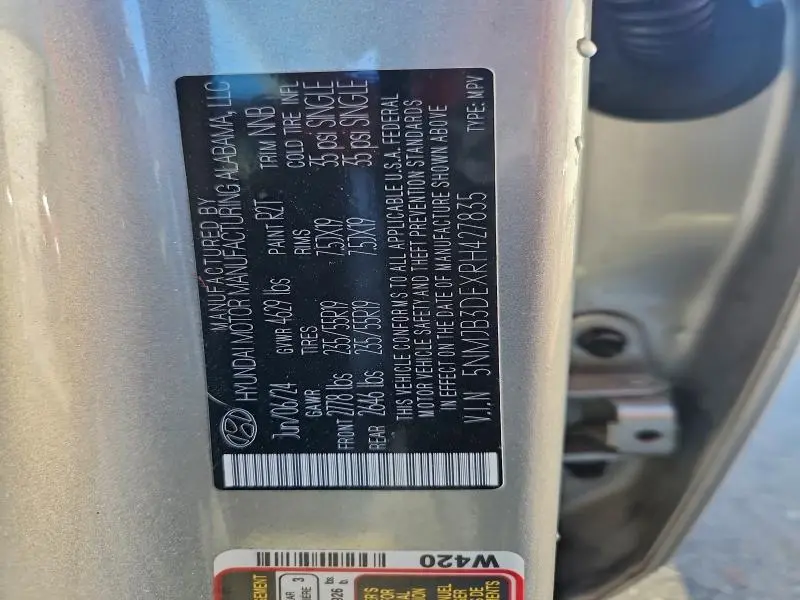 2024 HYUNDAI TUCSON SEL  