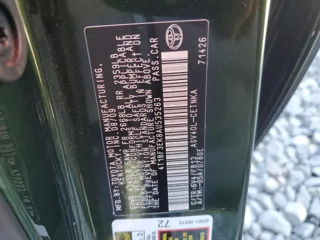 2010 TOYOTA CAMRY BASE  