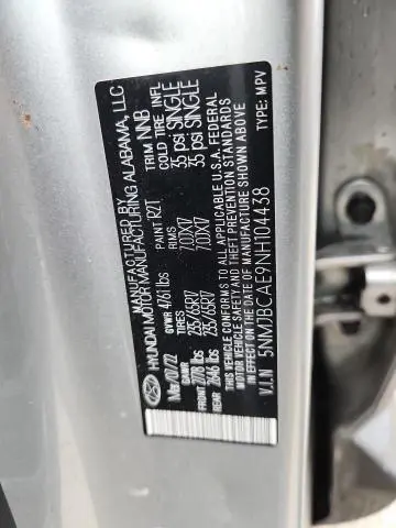2022 HYUNDAI TUCSON SEL  