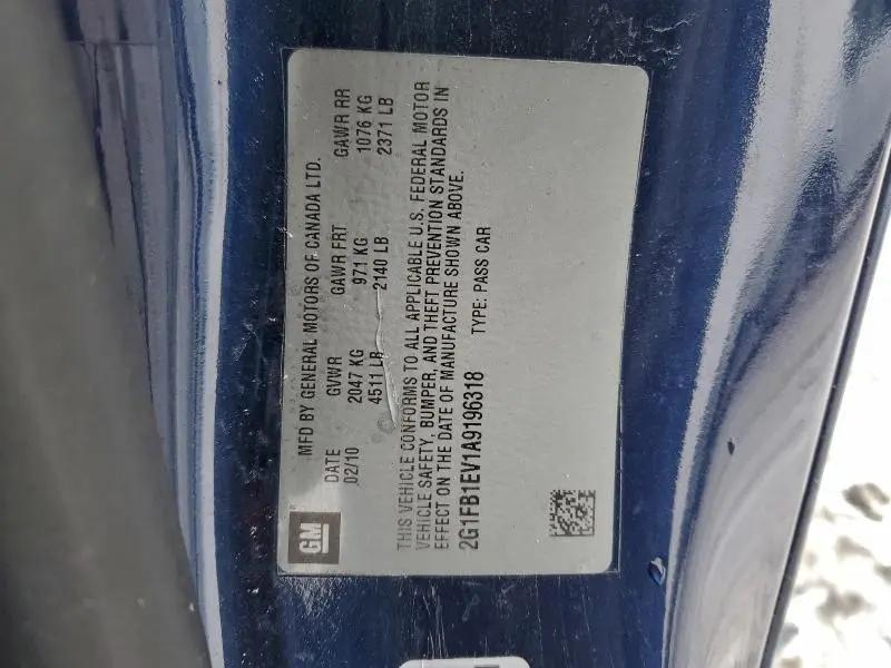 2010 CHEVROLET CAMARO LT  