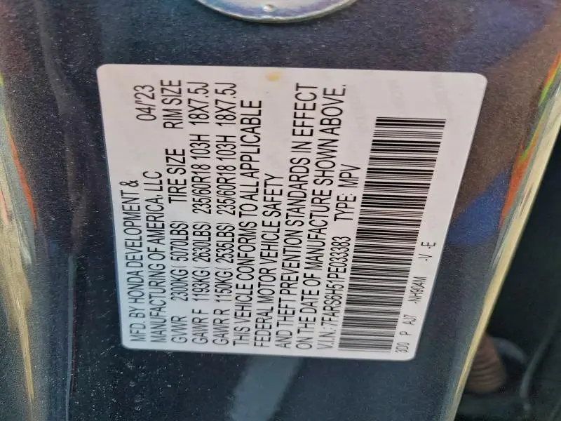 2023 HONDA CR-V SPORT  