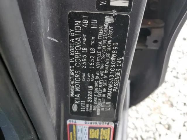 2012 KIA RIO EX  