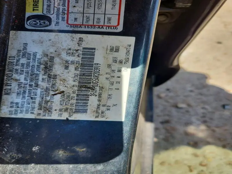 2010 FORD FUSION SEL  