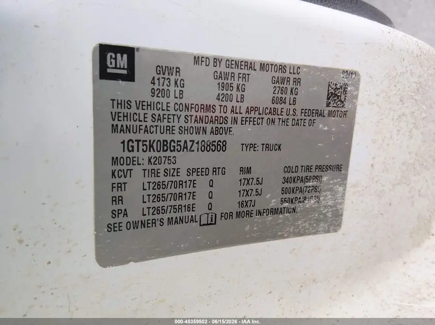 2010 GMC SIERRA 2500HD SLE