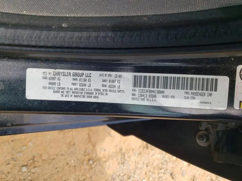 2010 CHRYSLER SEBRING TOURING  