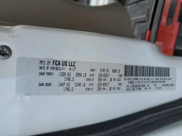 2017 DODGE GRAND CARAVAN SE  