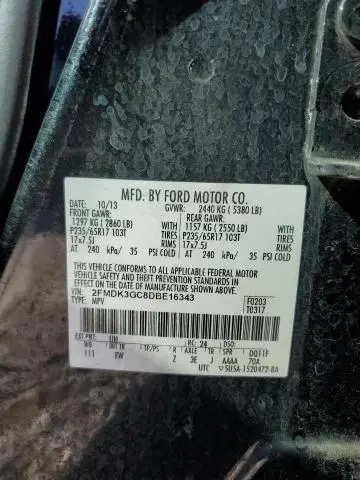 2013 FORD EDGE SE  