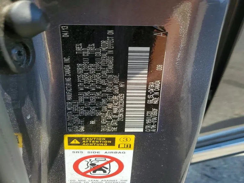 2013 LEXUS RX 350 BASE  