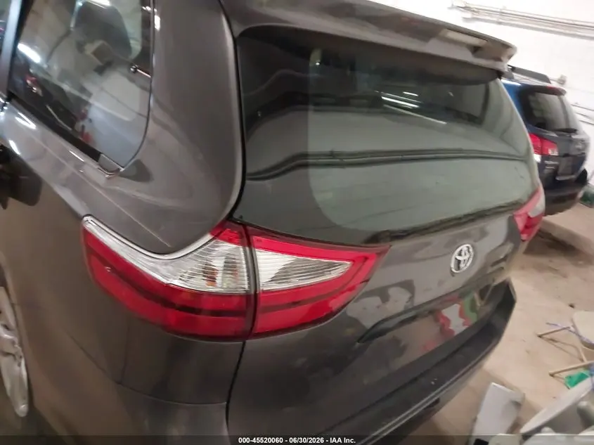 2017 TOYOTA SIENNA L 7 PASSENGER