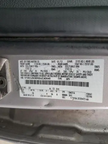 2013 FORD ESCAPE SE  