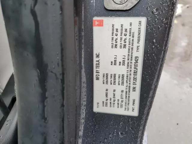 2018 TESLA MODEL 3   