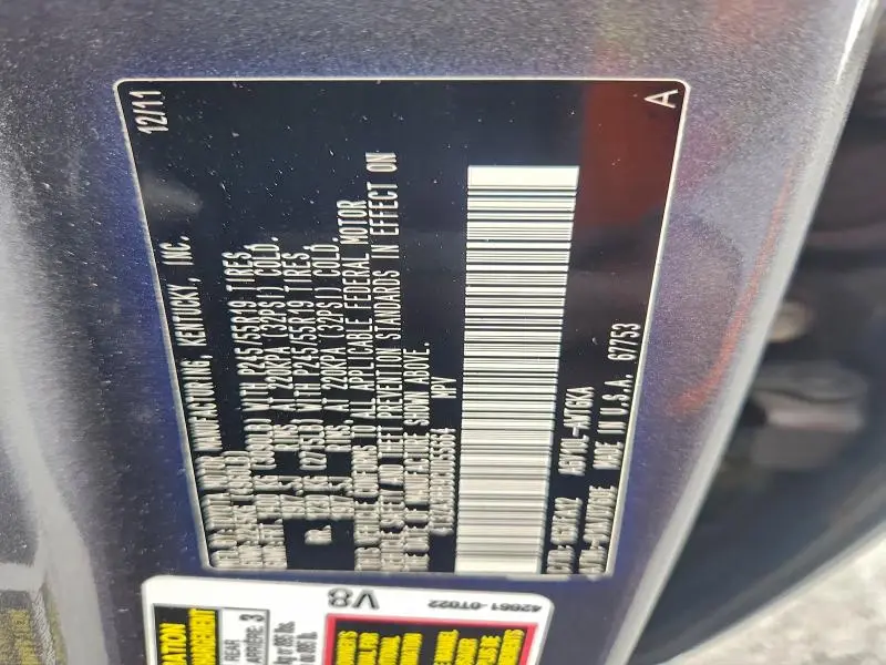 2012 TOYOTA VENZA LE  