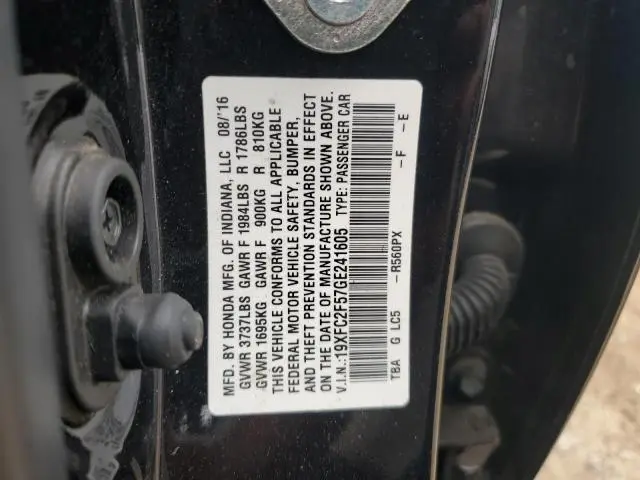 2016 HONDA CIVIC LX
