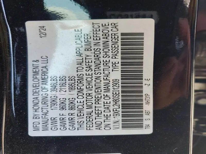 2025 HONDA CIVIC SPORT  