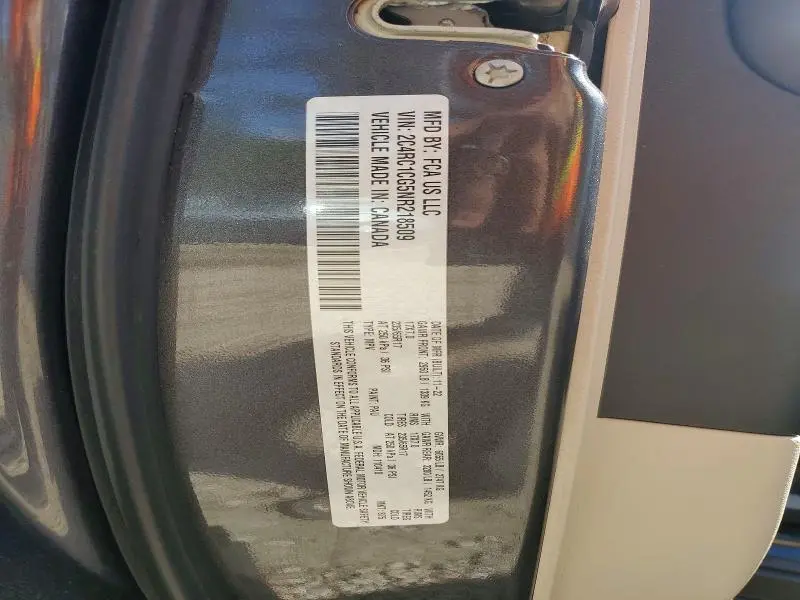 2022 CHRYSLER VOYAGER LX  