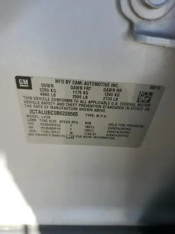 2011 GMC TERRAIN SLT  