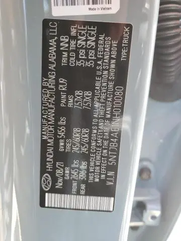2022 HYUNDAI SANTA CRUZ SEL