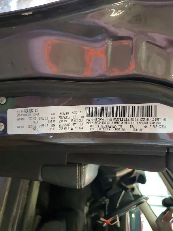 2015 JEEP CHEROKEE LATITUDE  