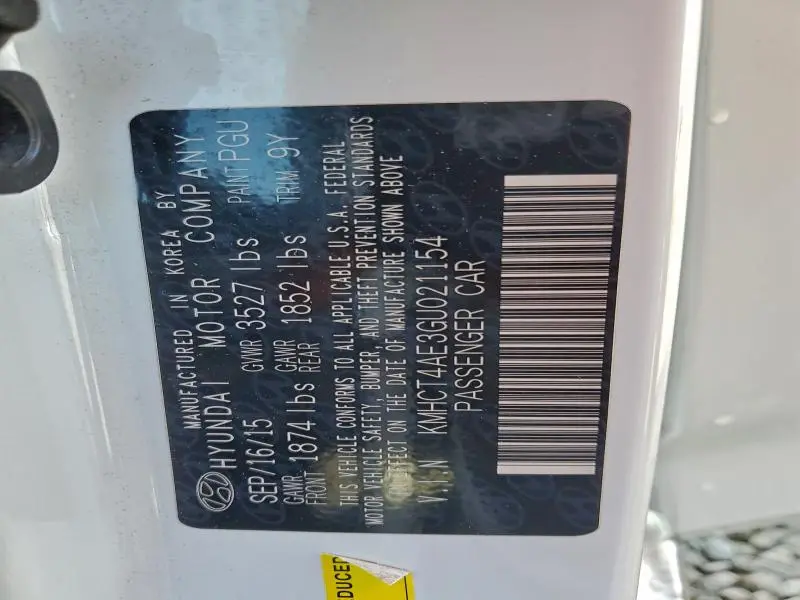 2016 HYUNDAI ACCENT SE  