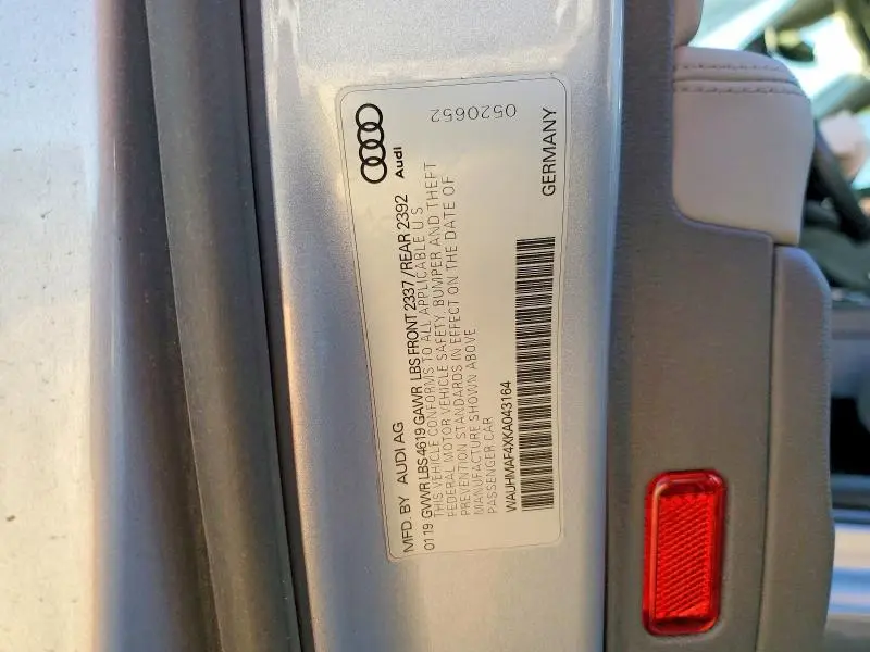 2019 AUDI A4 PREMIUM PLUS  