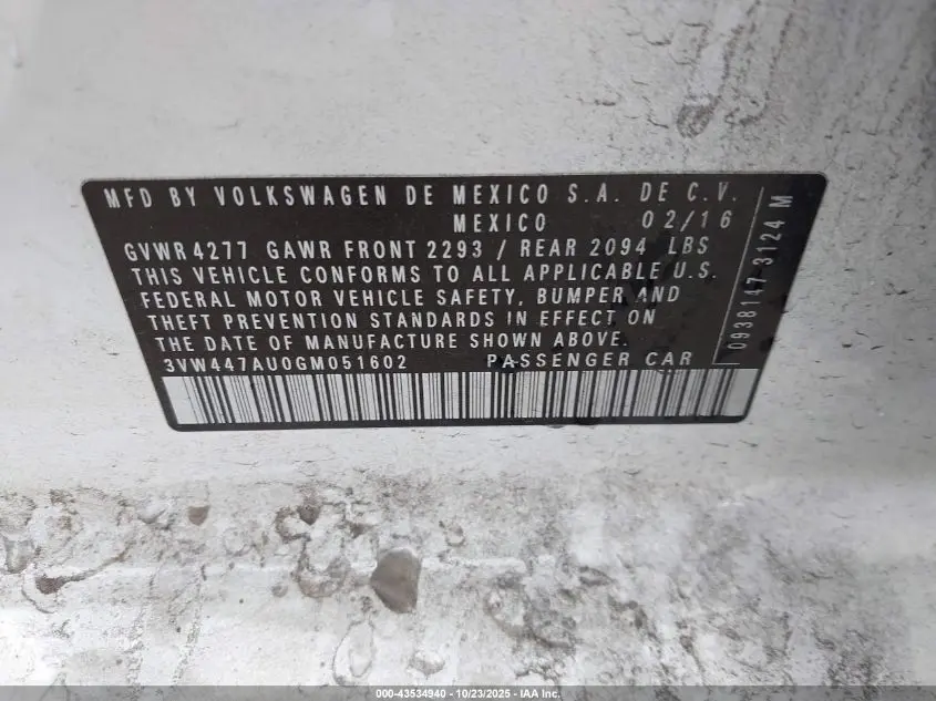 2016 VOLKSWAGEN GOLF GTI AUTOBAHN W/PERFORMANCE PACKAGE 4-DOOR