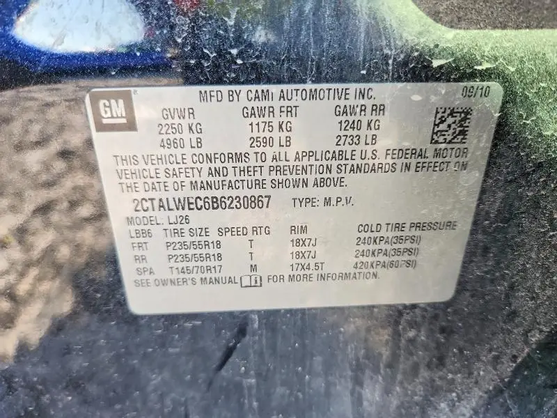 2011 GMC TERRAIN SLT  