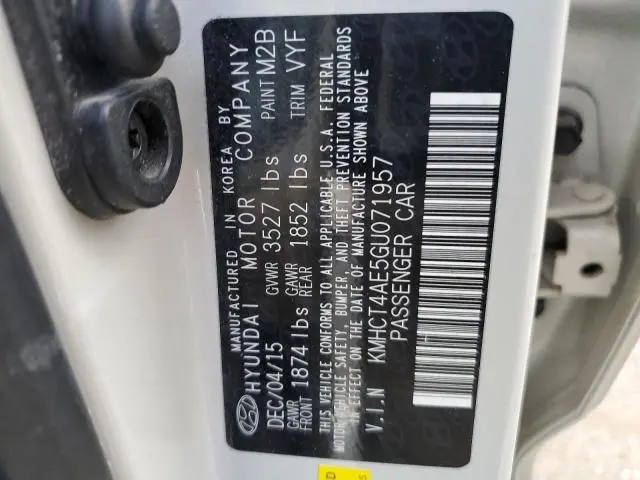 2016 HYUNDAI ACCENT SE  