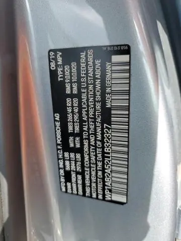 2020 PORSCHE MACAN S