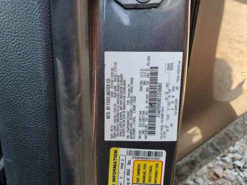 2014 FORD FUSION SE  