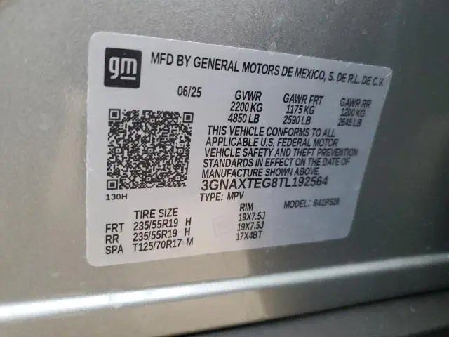 2026 CHEVROLET EQUINOX RS  