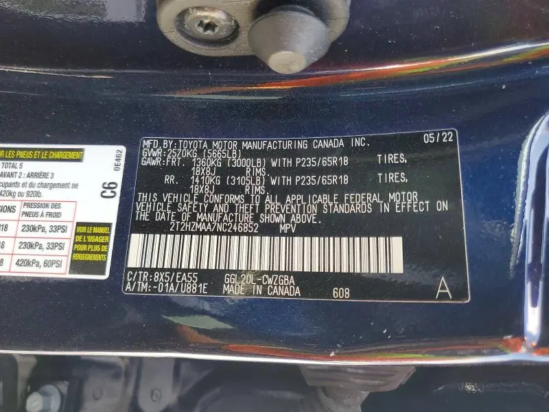 2022 LEXUS RX 350  