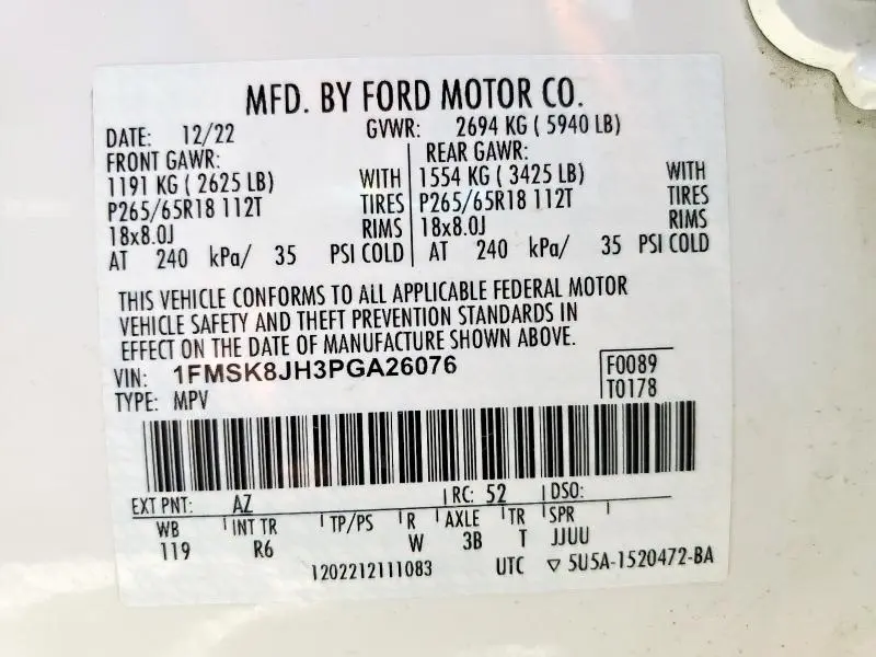2023 FORD EXPLORER TIMBERLINE  