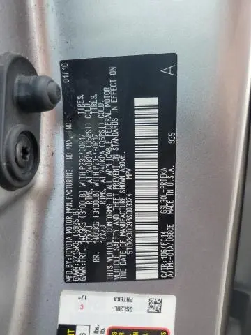 2011 TOYOTA SIENNA LE  